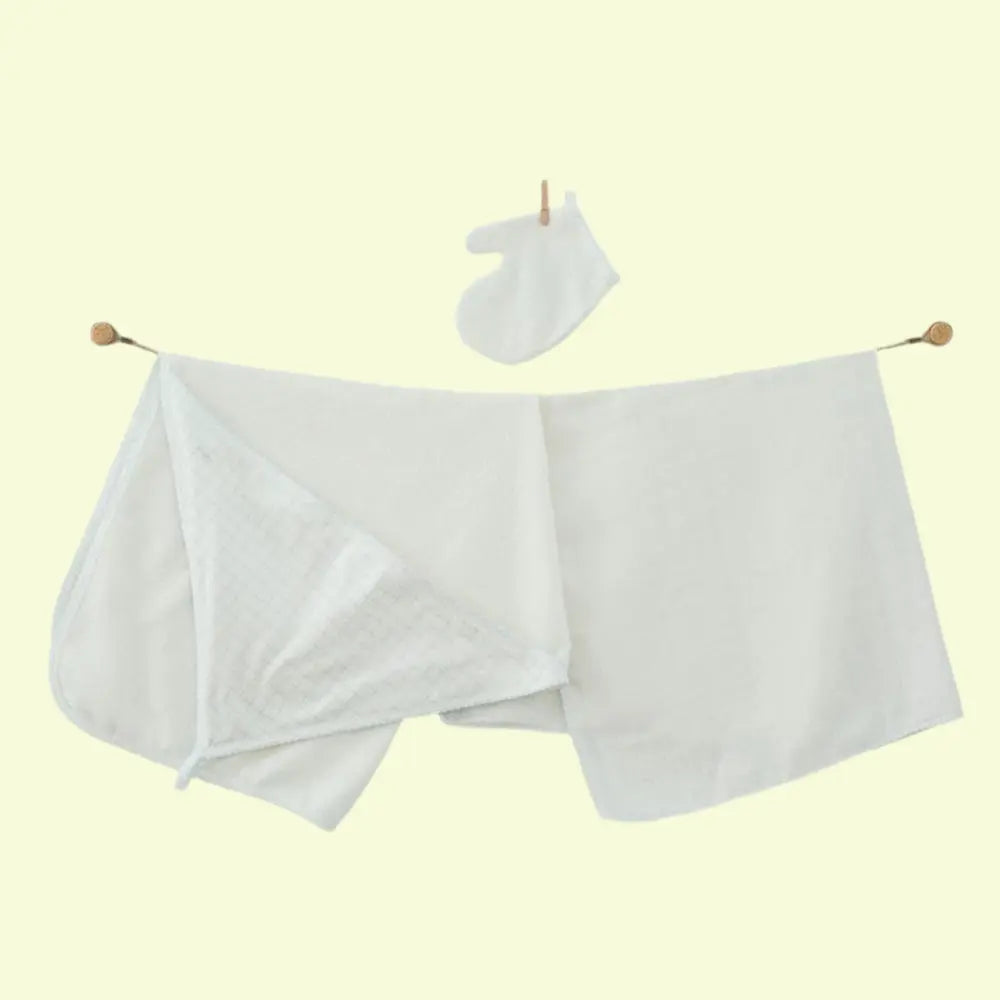 Andywawa 3 Pieces Set Towel Muslin Set Chic - Blue AndyWawa