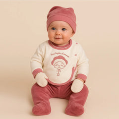 Aziz Bebe Hospital Exit Set - 5 Pieces - Pink & White Aziz Bebe