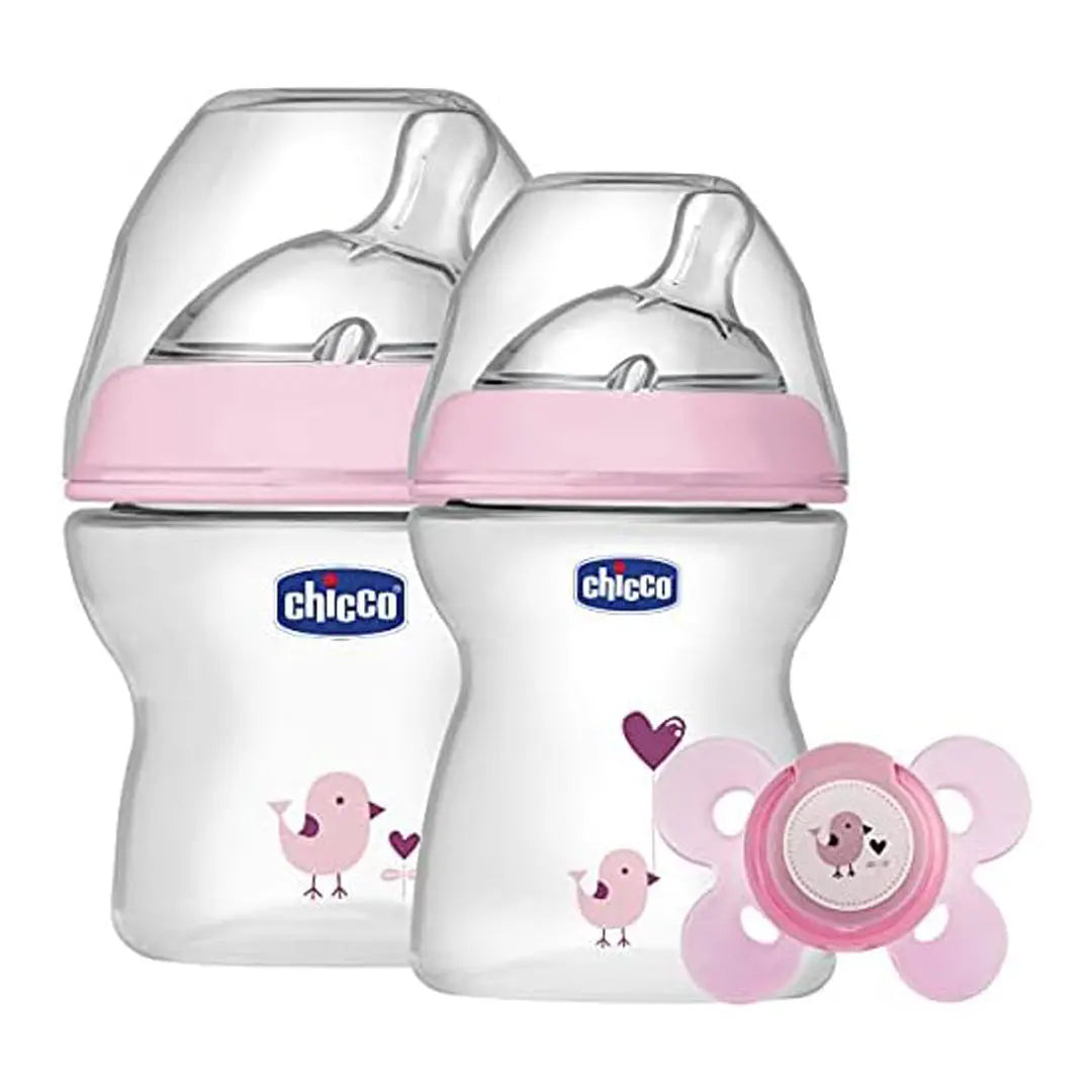 Chicco Natural Feeling Gift Set Pink Chicco
