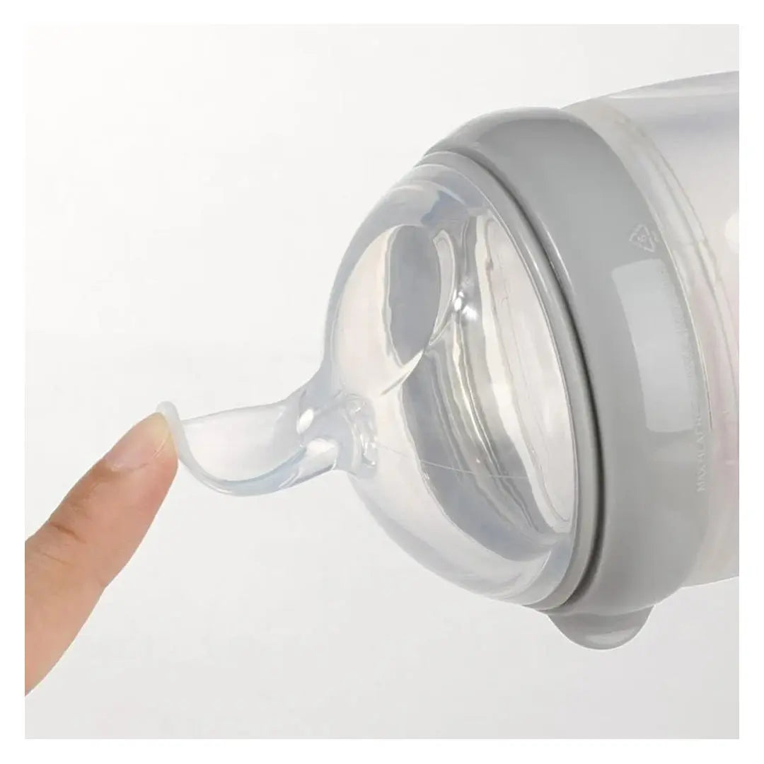 Haakaa Silicone Feeding Spoon Bottle Grey - 160ml Haakaa