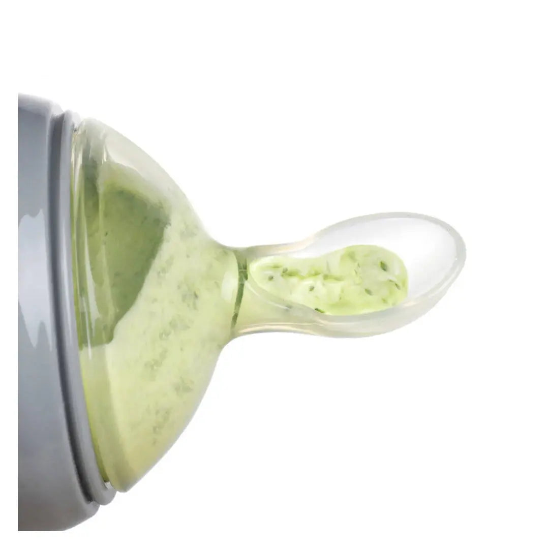 Haakaa Silicone Feeding Spoon Bottle Grey - 160ml Haakaa