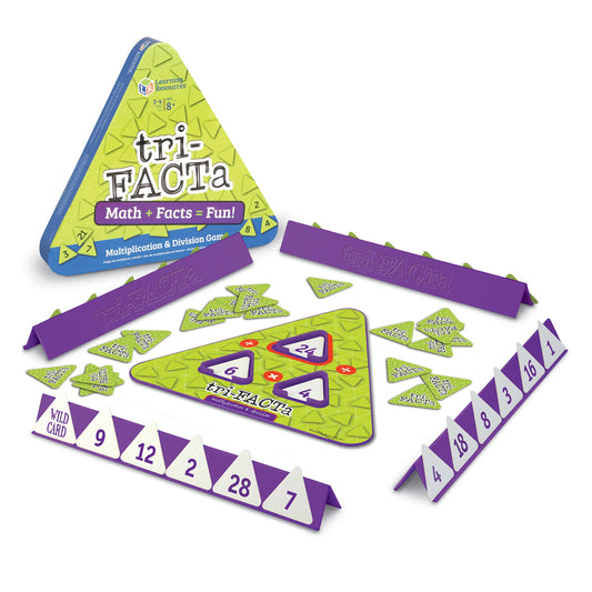 مصادر التعلم - لعبة Tri-Facta ™ Mult / Div: (6 سنوات +)