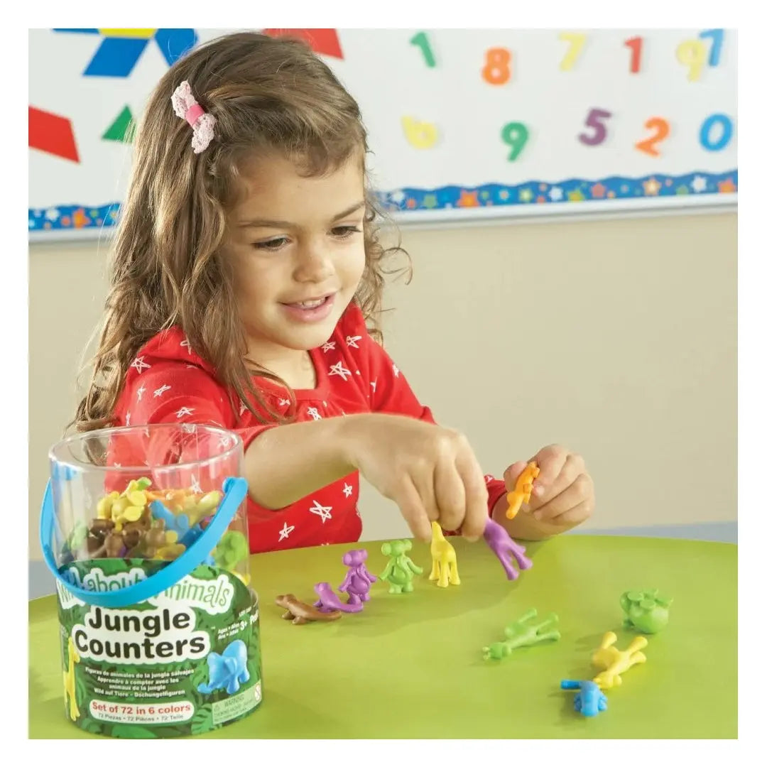 Learning Resources - Wild About Animals Jungle Counters :( 3 years +) Learning Resources