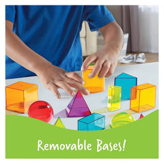 Learning Resources - View-Thru Colourful Geometric Shapes :(6 years +) Learning Resources