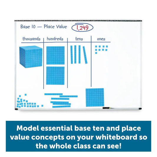 Learning Resources - Giant Magnetic Base Ten Set (6 years+) Learning Resources