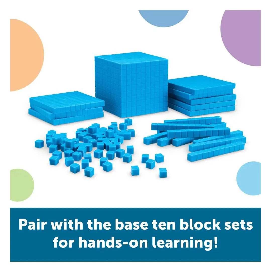 Learning Resources - Giant Magnetic Base Ten Set (6 years+) Learning Resources