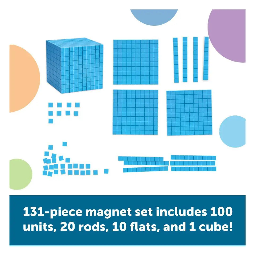 Learning Resources - Giant Magnetic Base Ten Set (6 years+) Learning Resources
