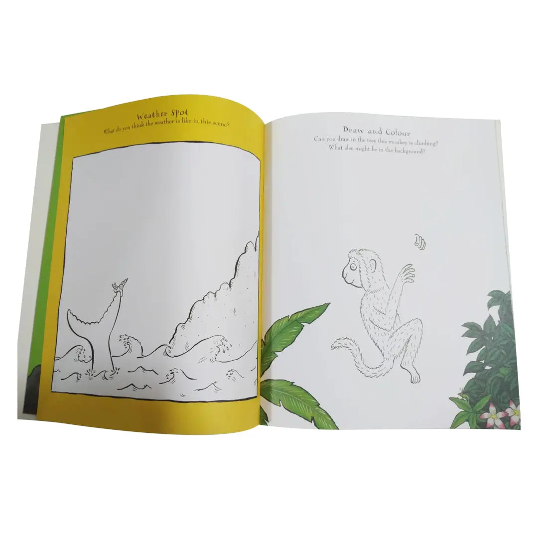 The Snail and the Whale Colouring Book with Over 20 Scenes Macmillan