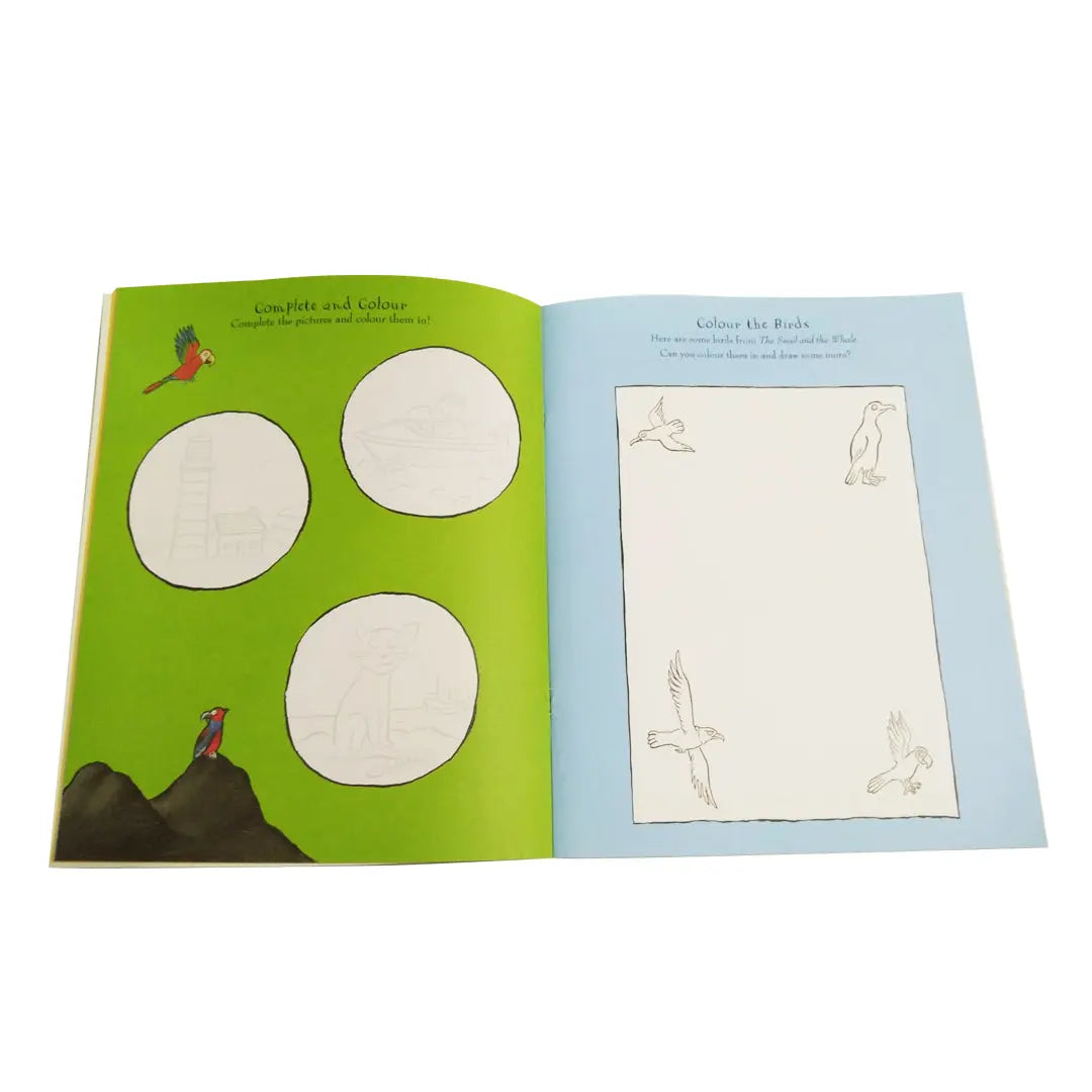 The Snail and the Whale Colouring Book with Over 20 Scenes Macmillan