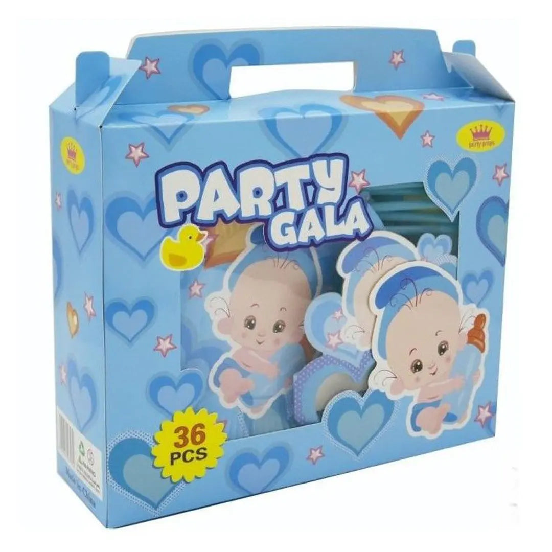 Party Gala - Props 36 pieces for boys Generic Brand