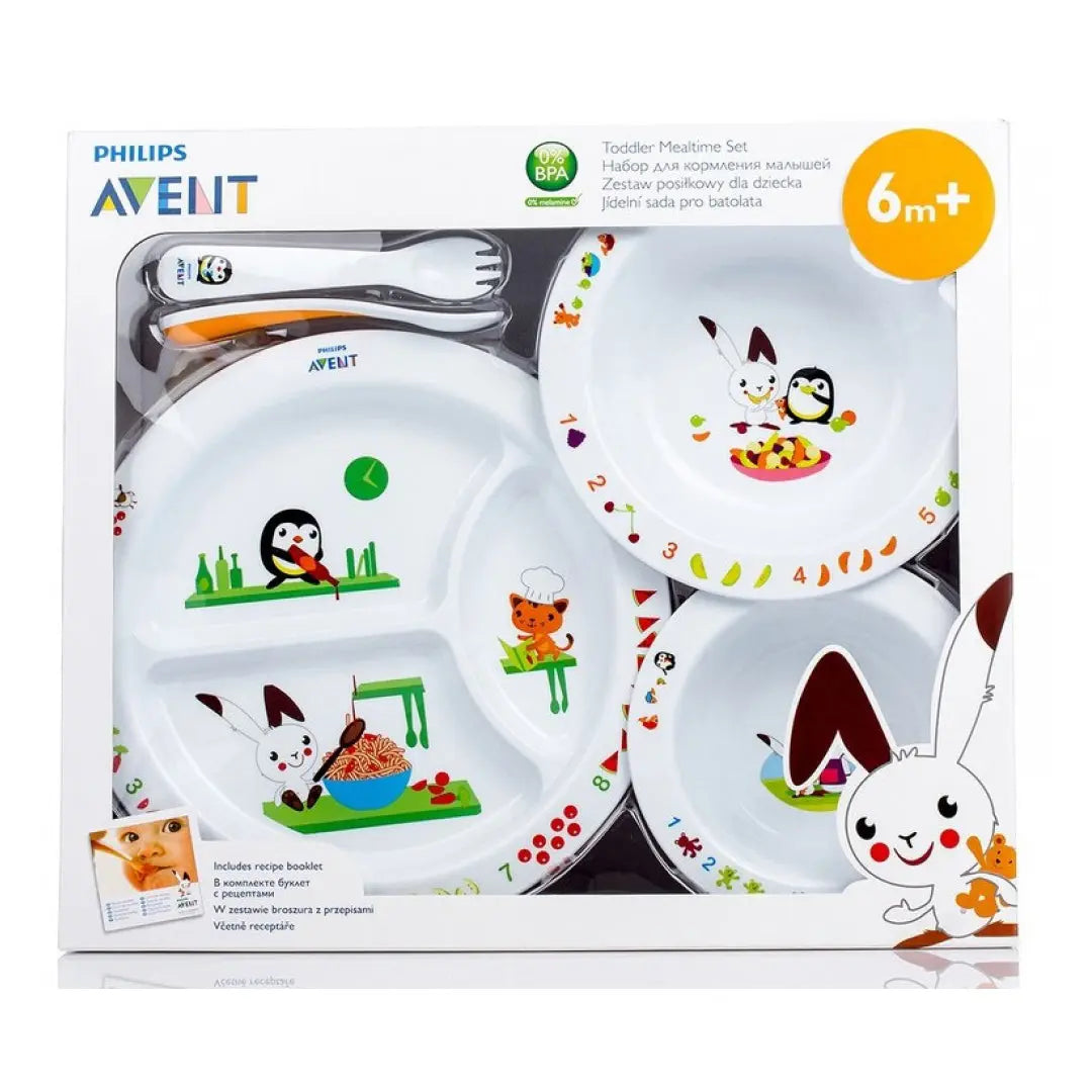 Philips Avent Toddler Mealtime Set 6 Months + Philips Avent