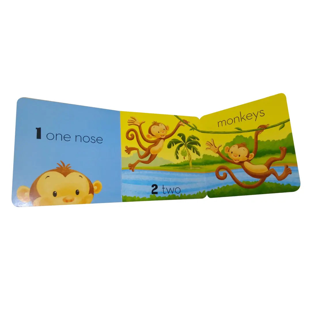 Scholastic 1, 2 at the Zoo Board book Scholastic