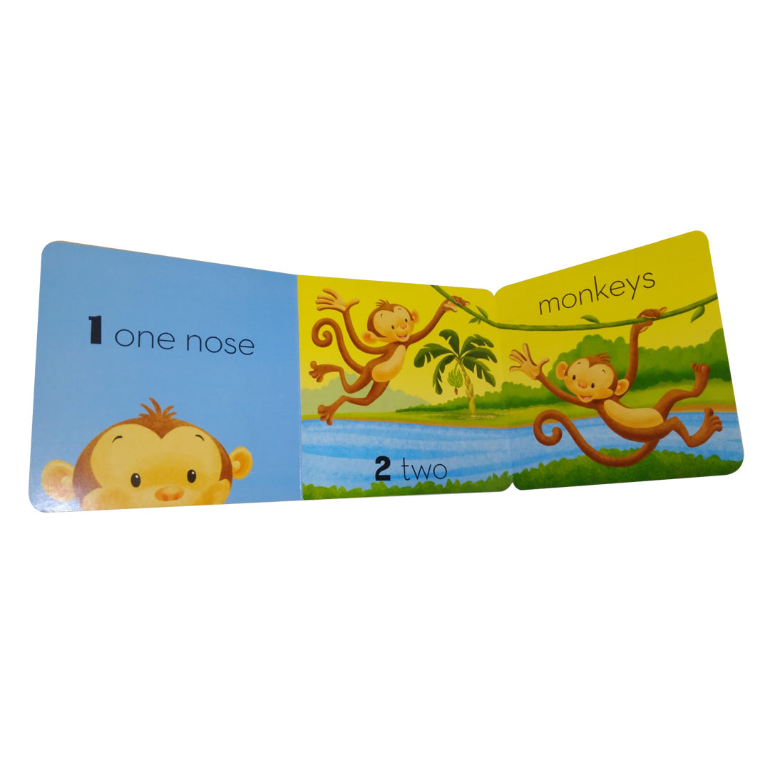 Scholastic 1, 2 at the Zoo Board book Scholastic