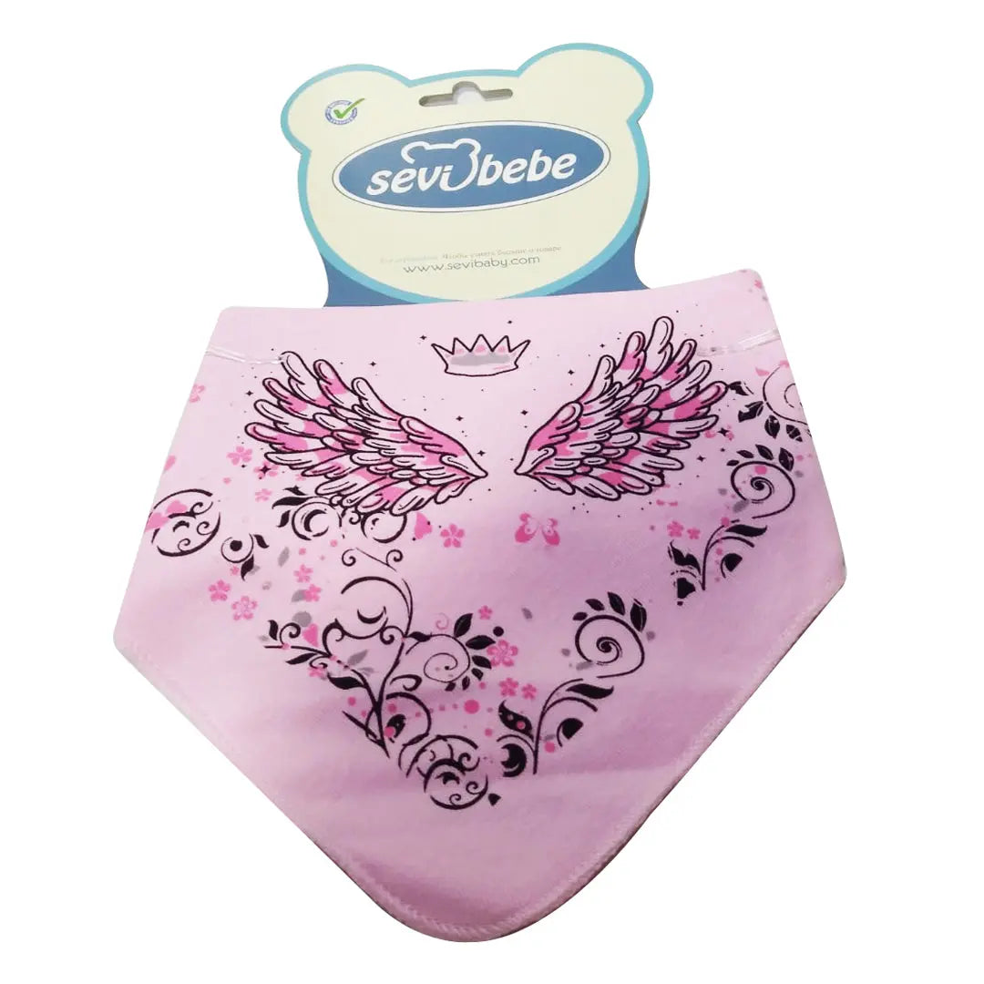 Sevi Bebe Scarf Bib - Pink Sevi Bebe
