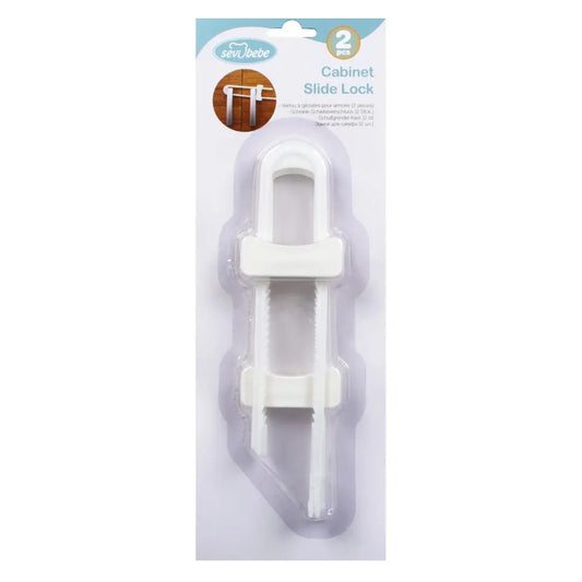 Sevi Bebe Cabinet Slide Lock, 2 Pieces Sevi Bebe