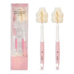 Spectra Sponge Feeding Bottle Brush Set (Long Type) - Pack of 2 Spectra