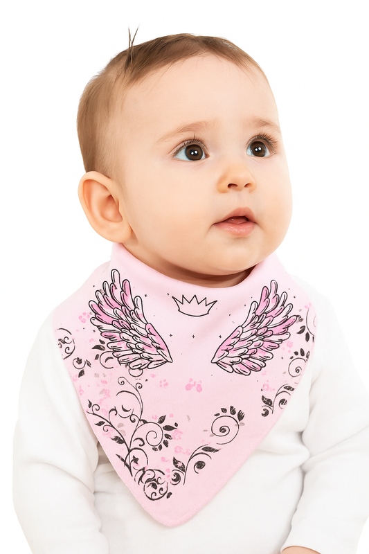 Sevi Bebe Scarf Bib - Pink