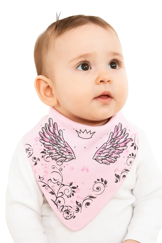 Sevi Bebe Scarf Bib - Pink Sevi Bebe