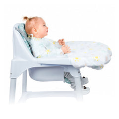Sevi Bebe High Chair Cover With Disposable Sleeved Bib - Pack of 5 - Clouds
