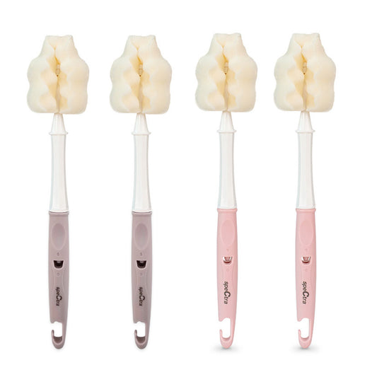 Spectra Sponge Feeding Bottle Brush Set (Long Type) - Pack of 2