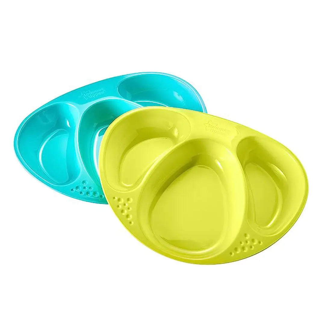 Tommee Tippee taster Section Plate, 12 months + - Pack of 2 Tommee Tippee