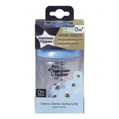 زجاجة رضاعة كلوزر تو نيتشر Easi-Vent باللون الأزرق من تومي تيبي ، (260 مل) عبوة من 1