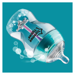 Tommee Tippee Advanced Anti Colic Heat Sensing Feeding Bottle, (260ml) - Purple Tommee Tippee