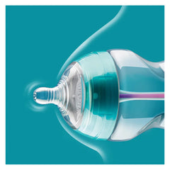Tommee Tippee Advanced Anti Colic Heat Sensing Feeding Bottle, (260ml) - Purple Tommee Tippee