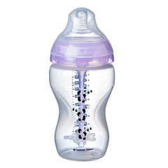 Tommee Tippee Advanced Anti Colic Heat Sensing Feeding Bottle, (340ml ) - Purple Tommee Tippee