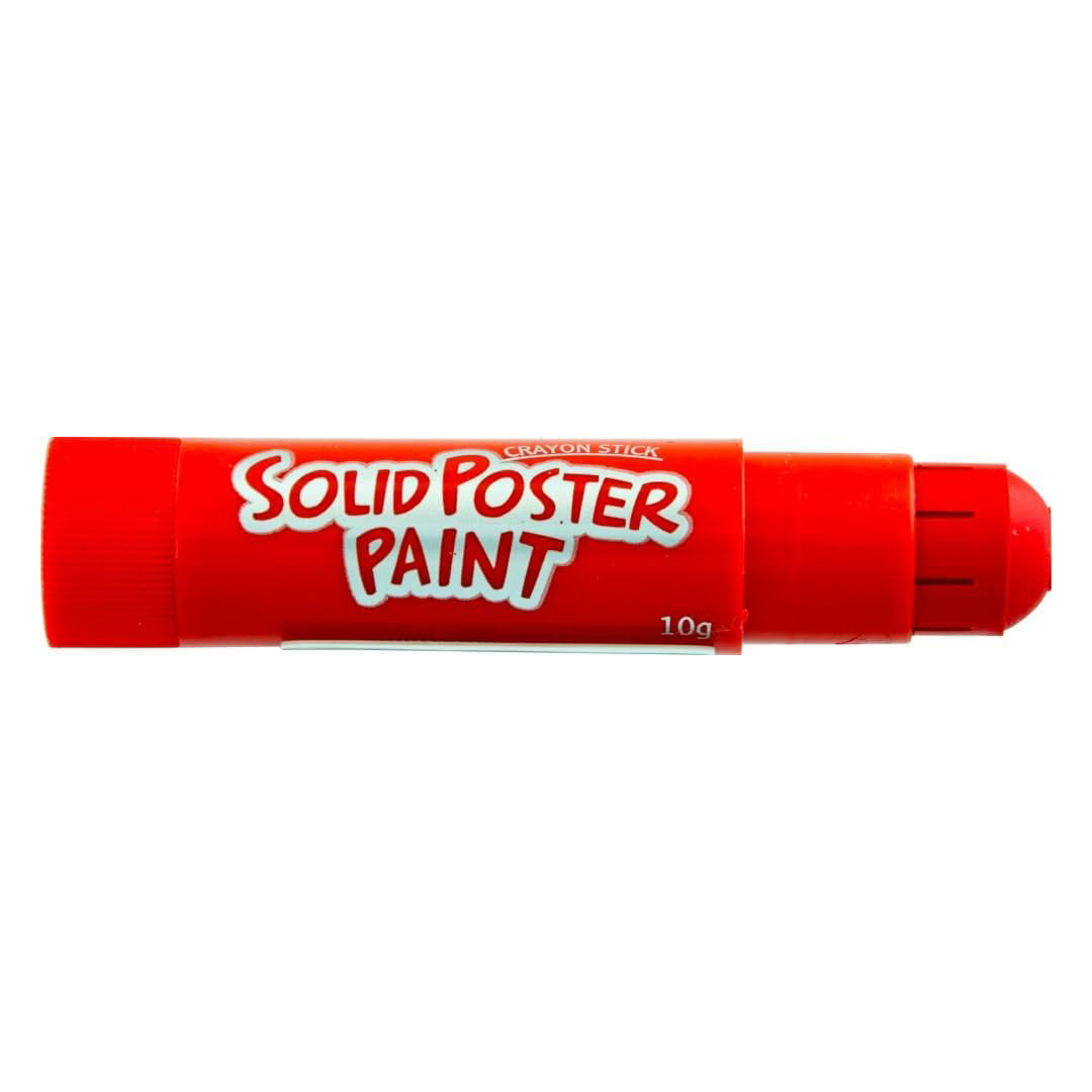 Solid Poster Paint, Crayon Stick 12 Pieces Osmer