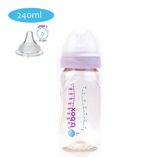 B.Box PPSU Baby Bottle Peony - 240ml B.Box