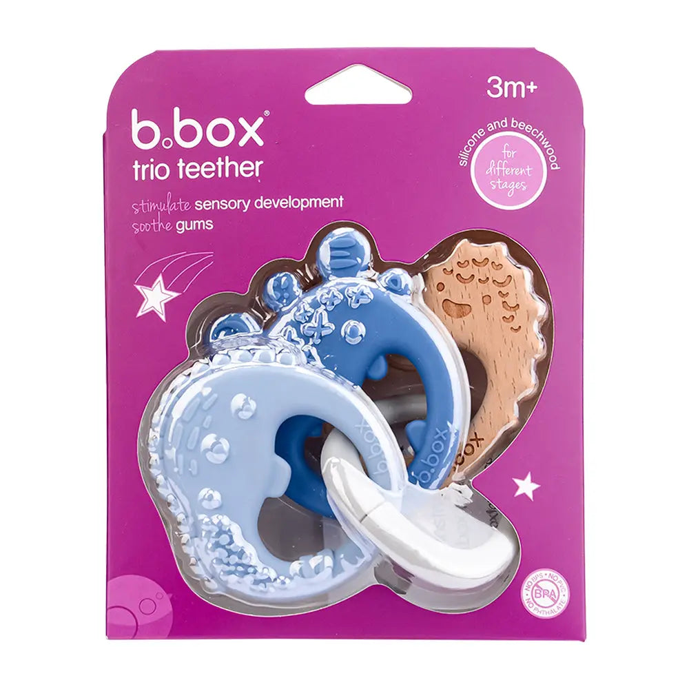 B.Box Trio Teether - Lullaby Blue B.Box