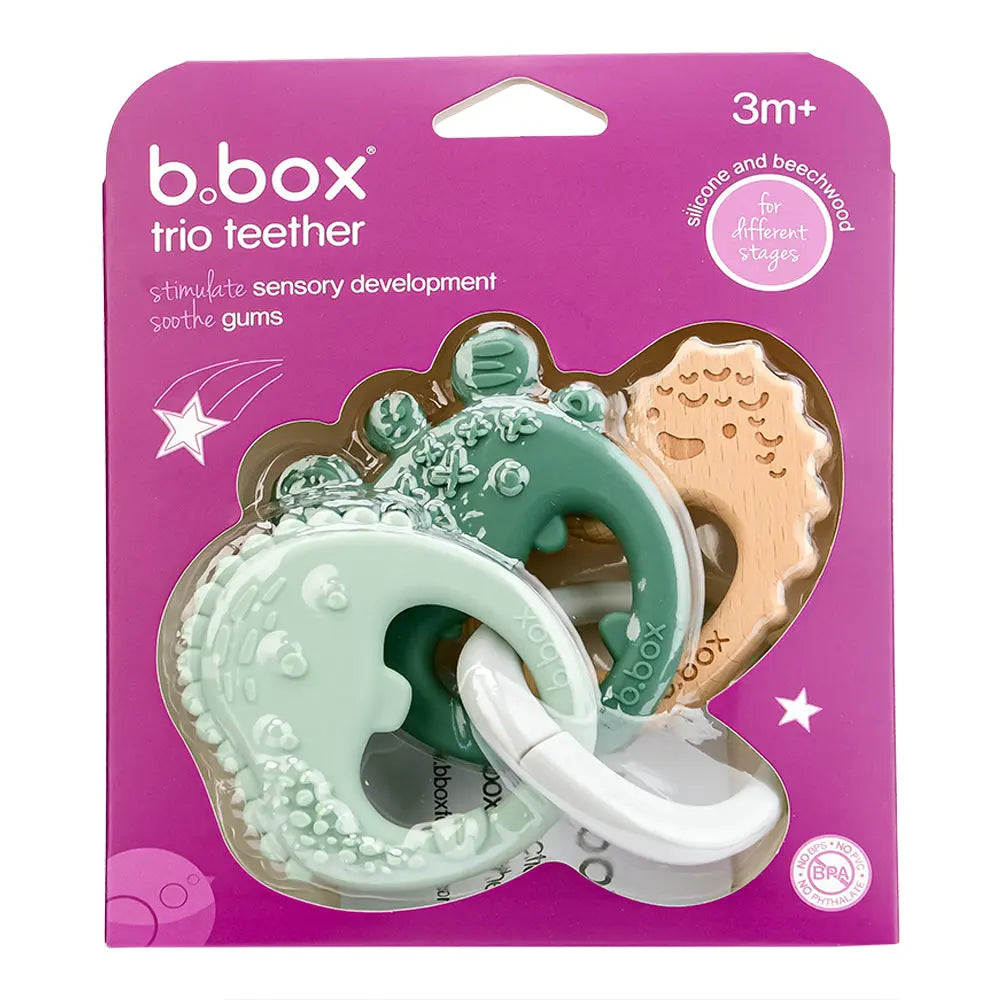B.Box Trio Teether - Sage B.Box