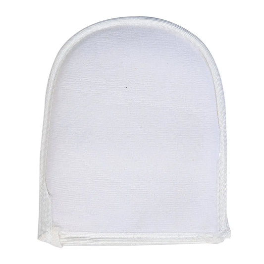 M&H Soft Fiber Bath and Shower Glove for Kids - White M&H
