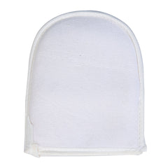 M&H Soft Fiber Bath and Shower Glove for Kids - White M&H