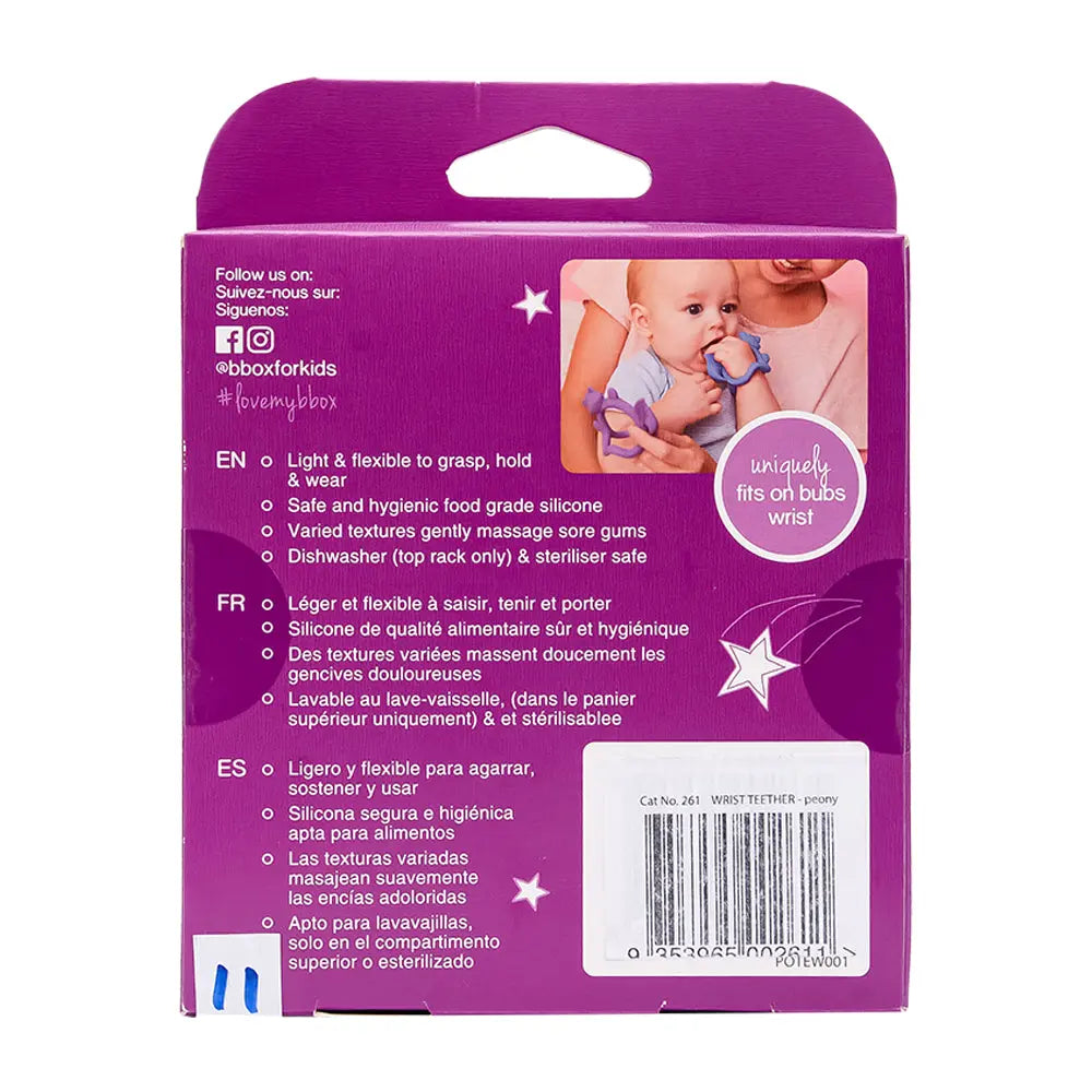 B.Box Wrist Teether - Peony Fox B.Box