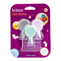B.Box Mini Flork Set - 3 Pastel Forks