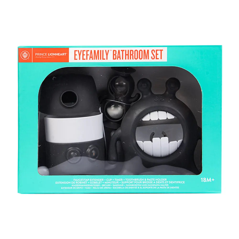 Prince LionHeart Eyefamily Bathroom Set - Grey Prince LionHeart