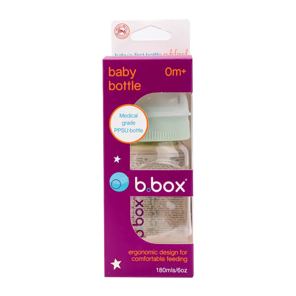 B.Box PPSU Baby Bottle Sage - 180ml B.Box
