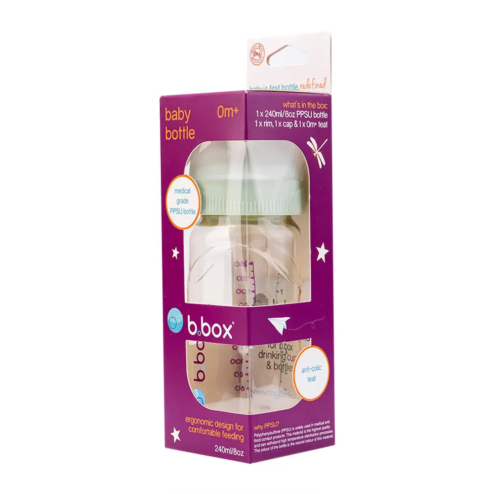 B.Box PPSU Baby Bottle Sage - 240ml B.Box