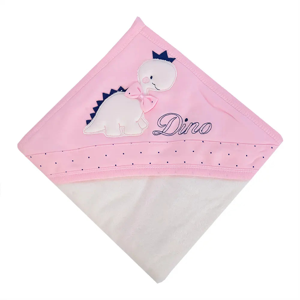 Gaye Bebe Bath Towel - Pink Dino GAYE BEBE