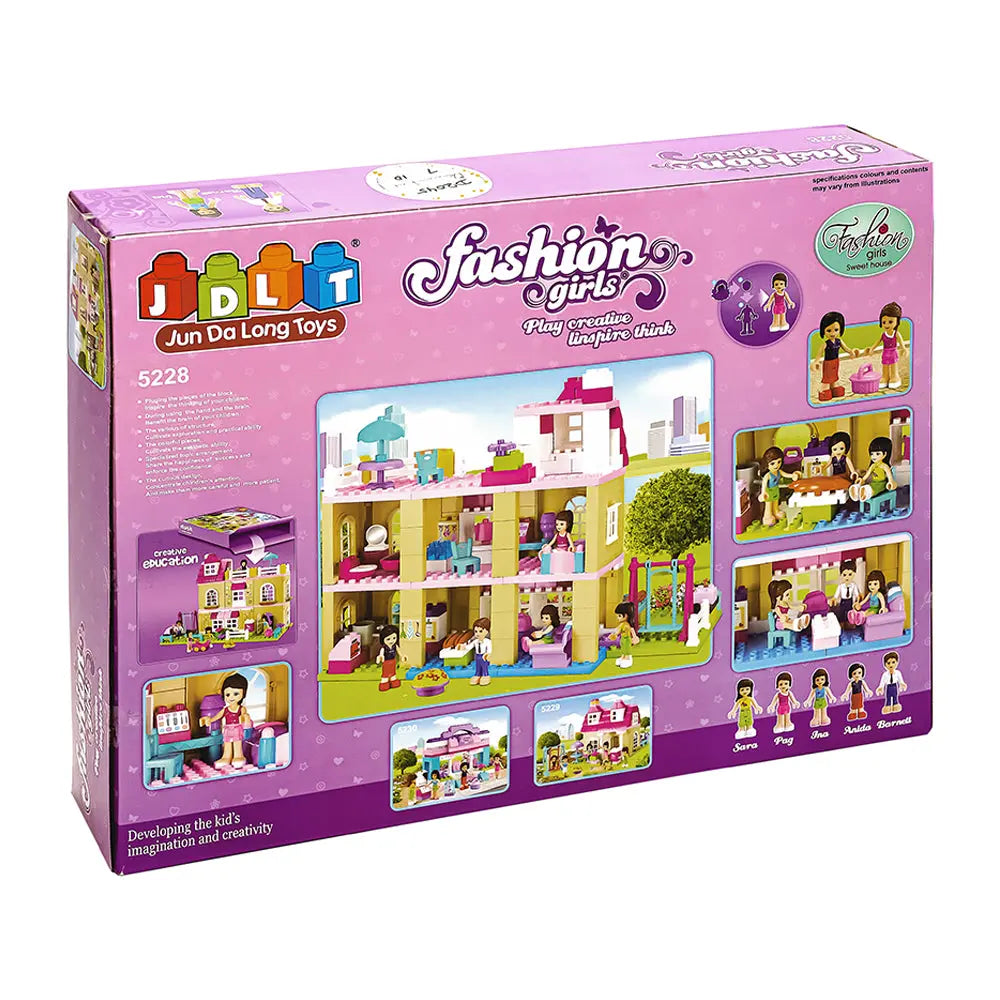 JDLT Building Blocks Fashion Girls, 189 Pieces JDLT
