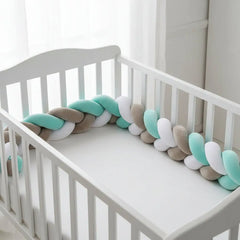 Plastimyr Braided Baby Crib Bumper - Blue Plastimyr