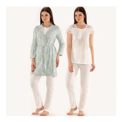 Tuba Floral Green Maternity Pyjamas Set Tuba