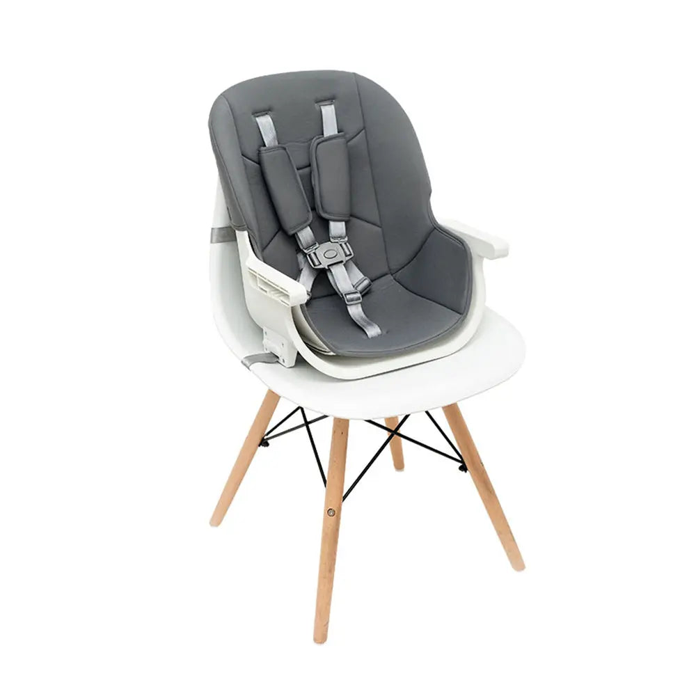Olmitos Wooden Highchair - Dark Grey Olmitos