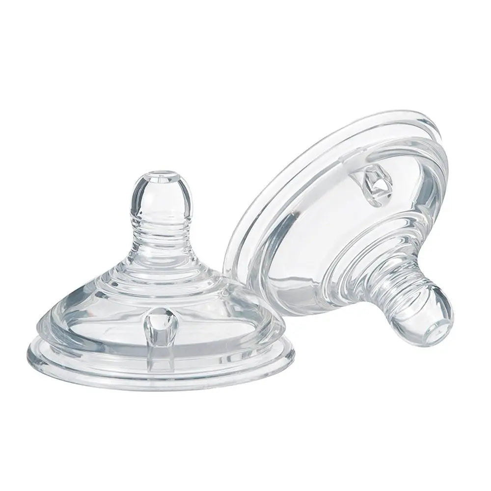 Tommee Tippee Closer to Nature Slow Flow Nipples, (Age: 0 month+) , Pack of 2 Tommee Tippee