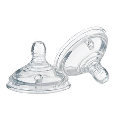 Tommee Tippee Closer to Nature Slow Flow Nipples, (Age: 0 month+) , Pack of 2 Tommee Tippee