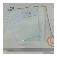Andywawa 3 Pieces Set Towel Muslin Set Chic - Blue AndyWawa