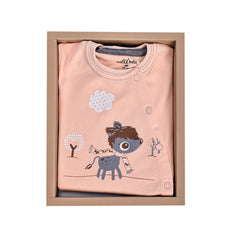 Aziz Bebe Baby Double Set - Salmon Aziz Bebe