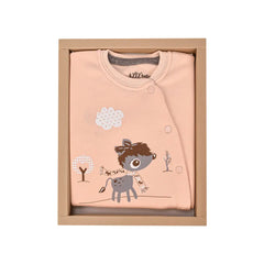 Aziz Bebe Baby's Overall - Salmon Aziz Bebe